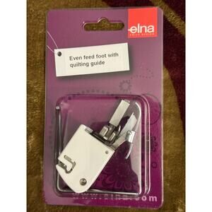 Elna Swiss Design 7mm Low Shank Even Feed Foot with Quilting Guide 200311014